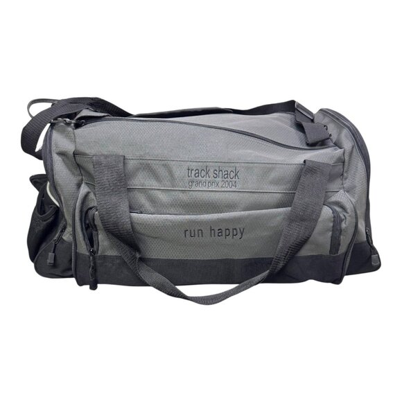 Vintage RARE Brooks Track Shack Grand Prix Running Run Happy 2004 Duffel Bag SEE - Picture 1 of 13